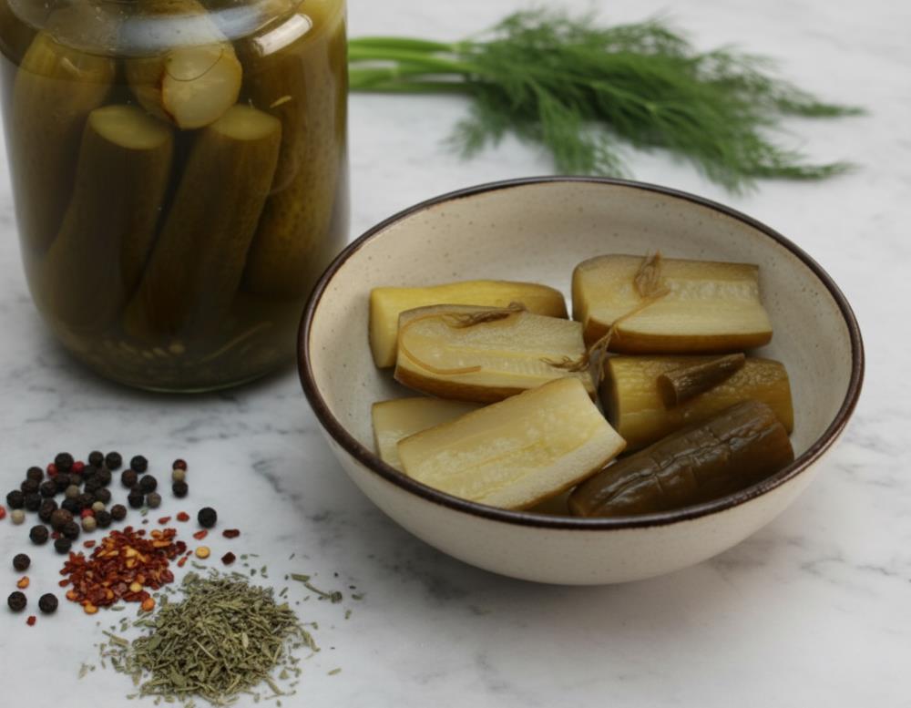 Быстрые маринованные огурцы