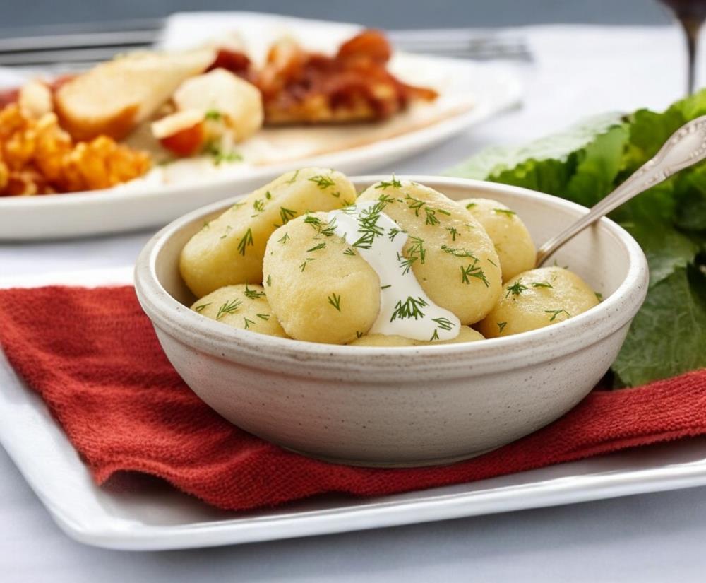 Кнедлики из вареного картофеля