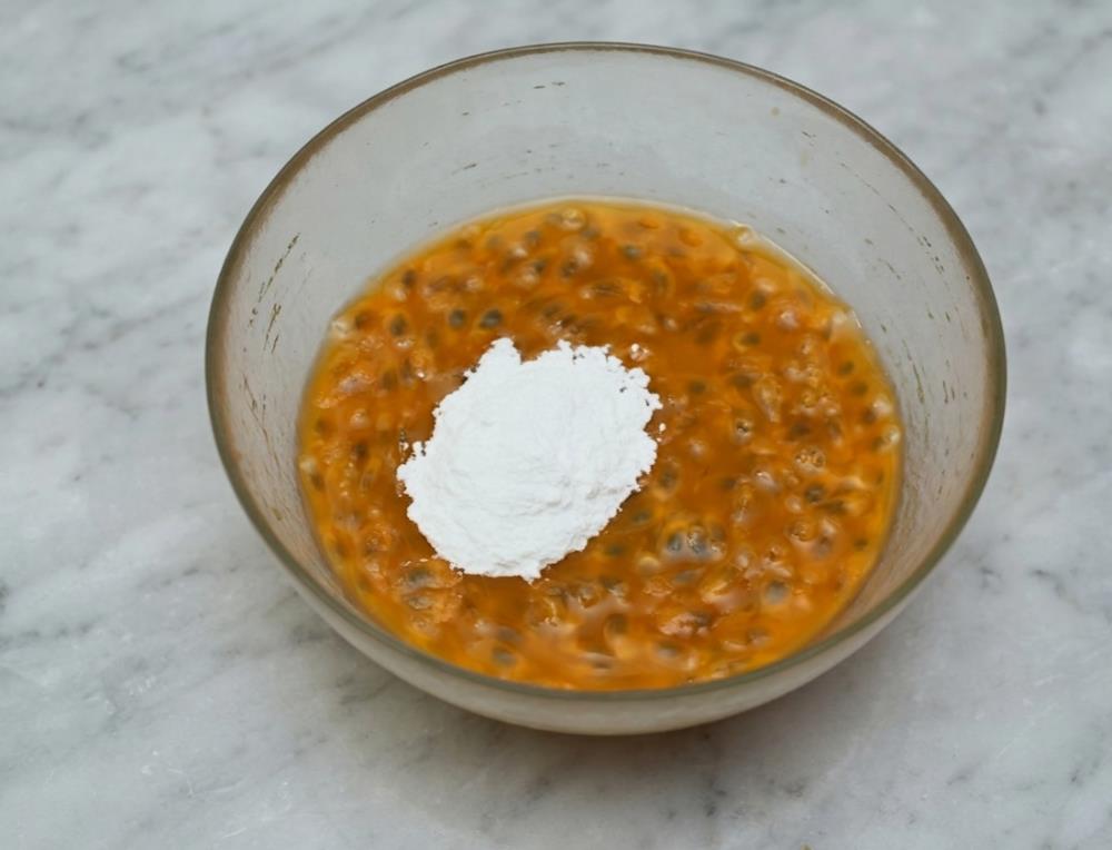 Подготовка глазури из пассифлоры