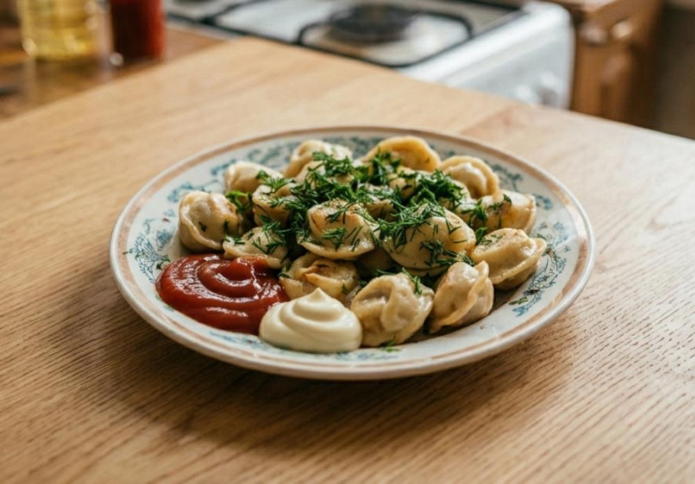 Пельмени жаренные