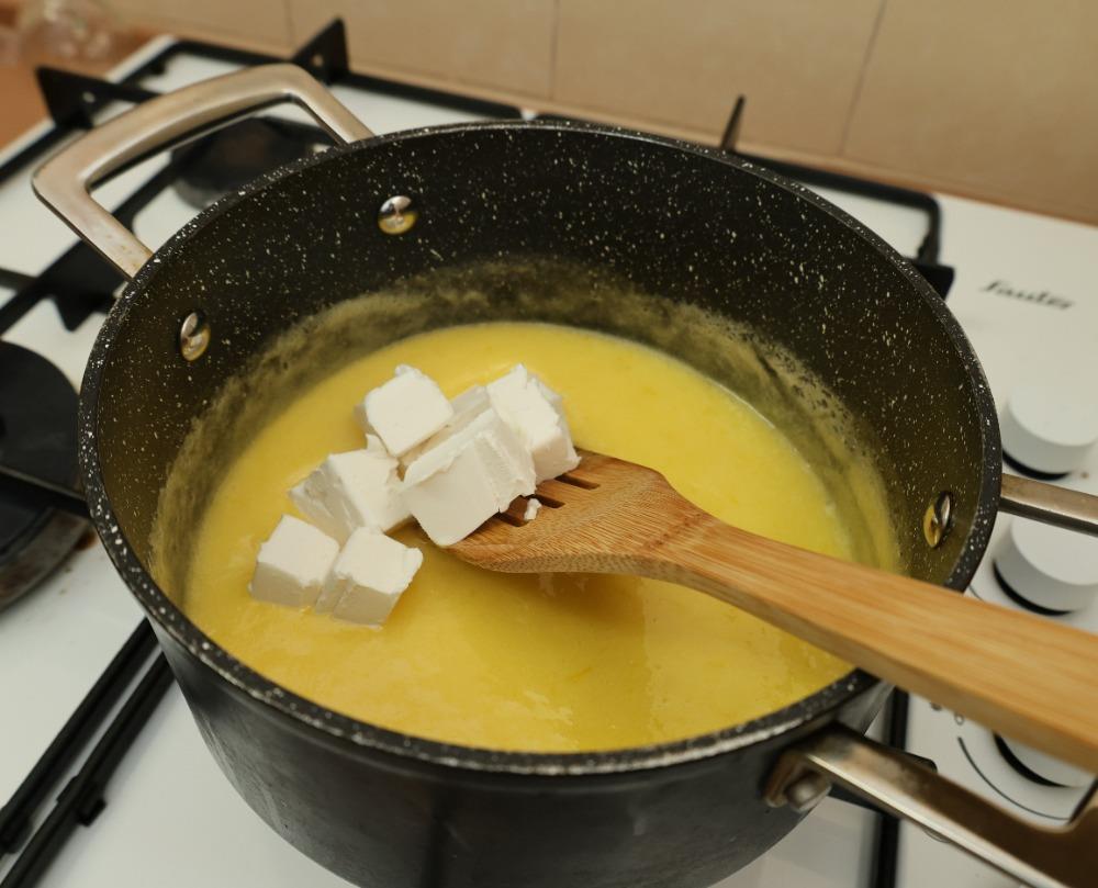 Финальный этап лимонного крема