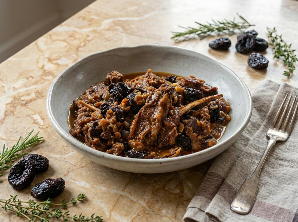 Бараньи ребрышки в сладком соусе