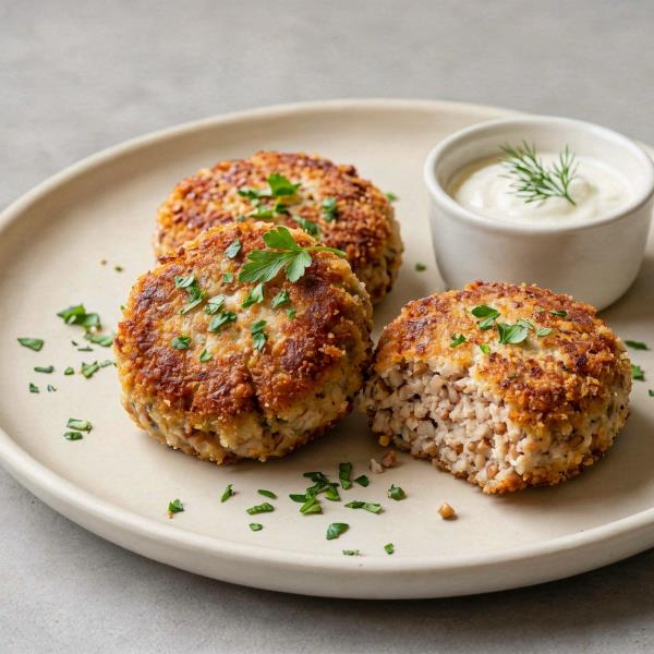 Котлеты из гречки с мясом