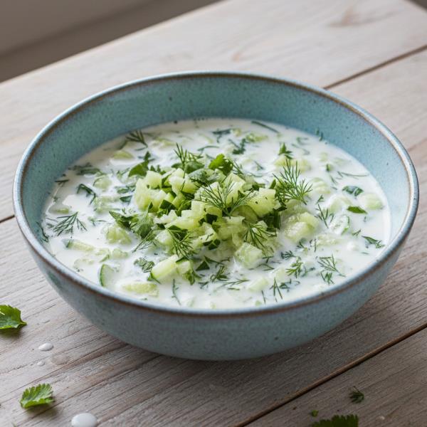 Каша огуречная холодная