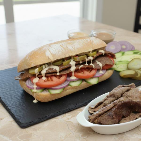 Ароматный донер-кебаб по-домашнему