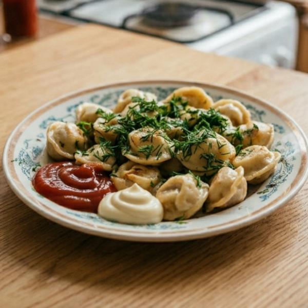 Пельмени жаренные