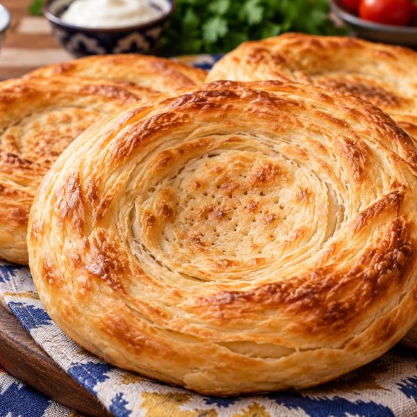 Патырча слоёная узбекская